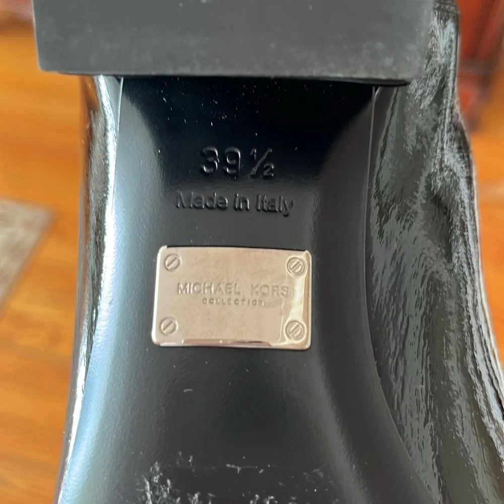 Michael Kors Collection patent leather ankle boots size 39.5 - Picture 7 of 9